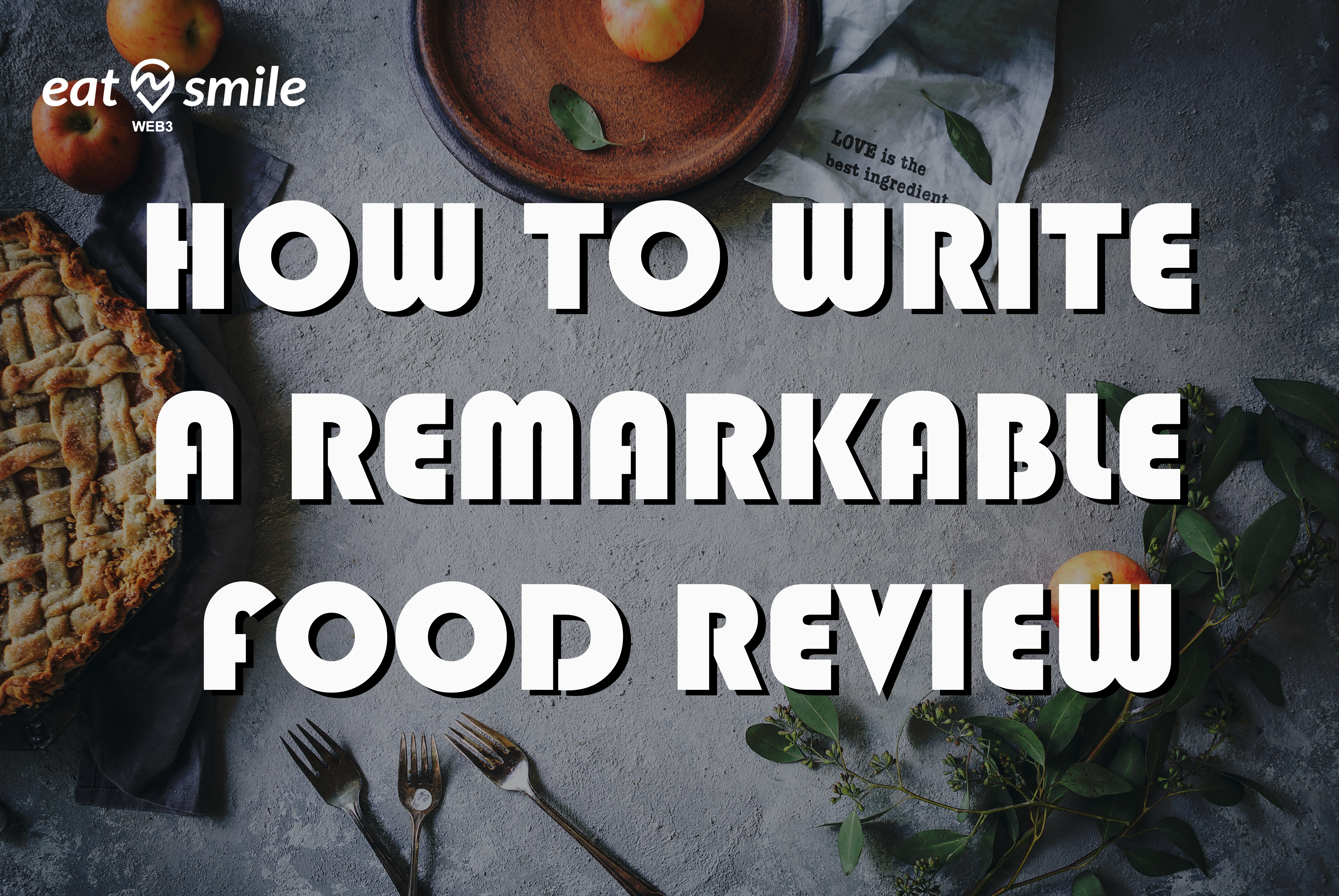 How to write a remarkable food review feature image
