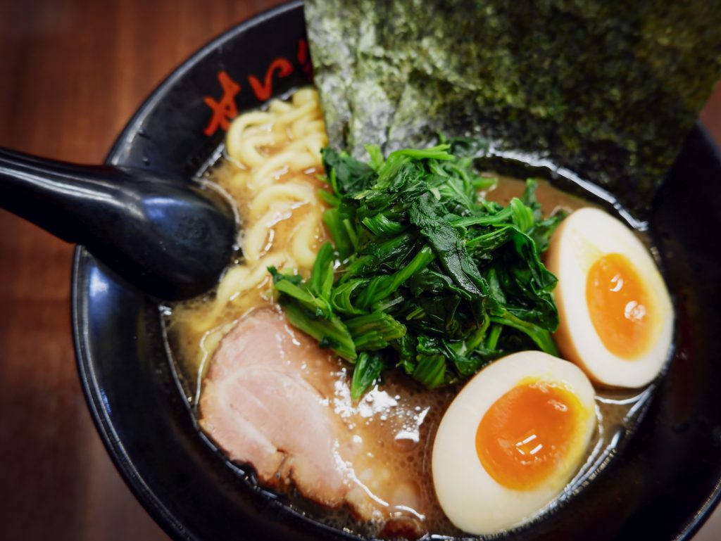 A bowl of ramen for the food review