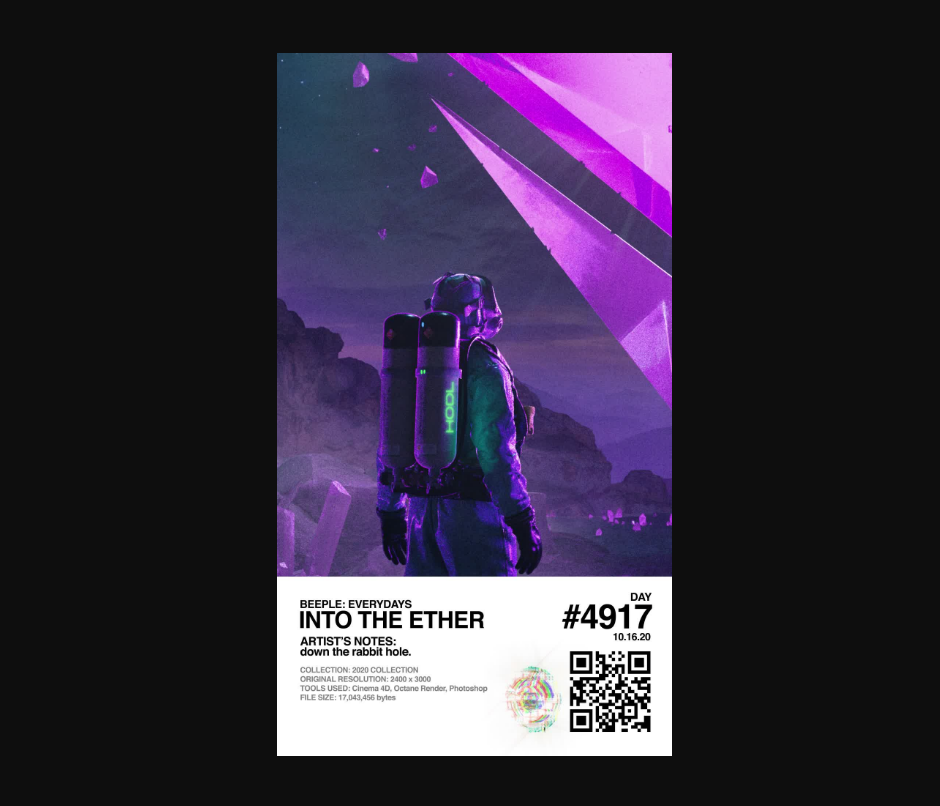 rising NFT artist Beeple