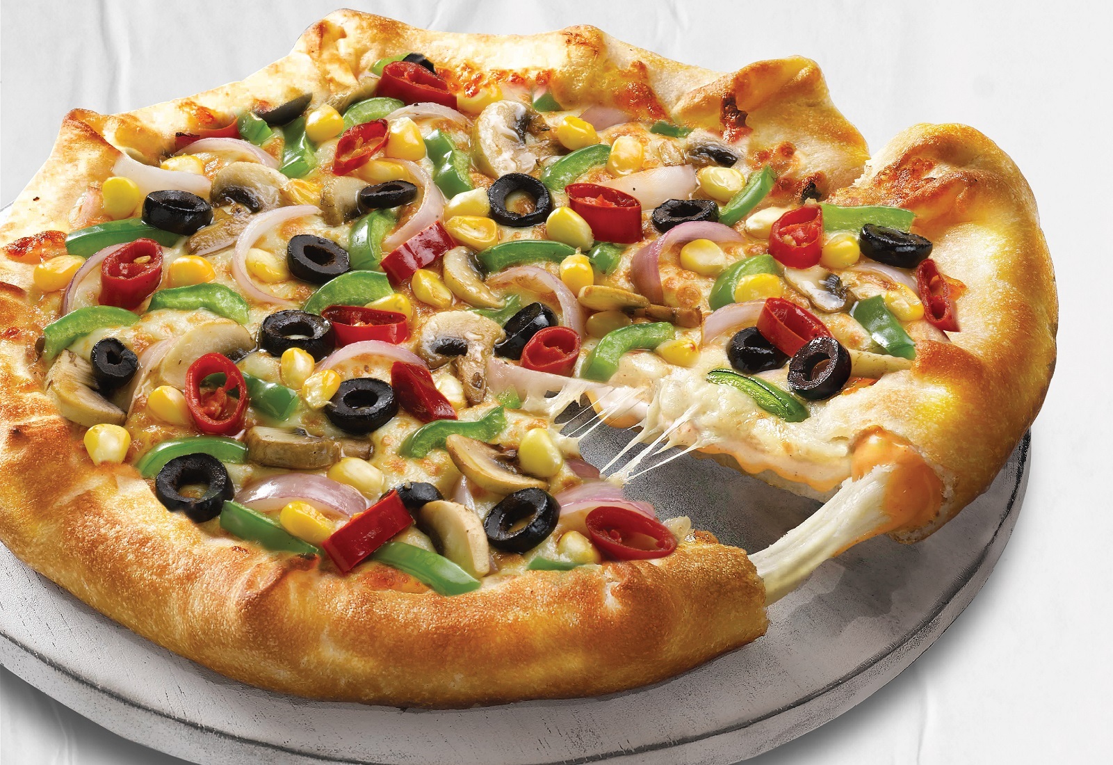 best fast food for weight watchers Pizza Hut Veggie Lover’s Pizza